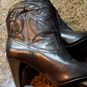 Heeled cowboy peephole 👢  boots